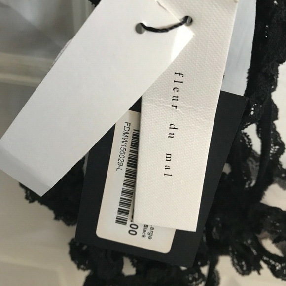 fleur du mal - lace bondage bodysuit - size large - Picture 7 of 7